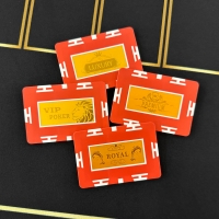 골드 데칼 사각칩
