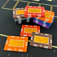 골드 데칼 사각칩