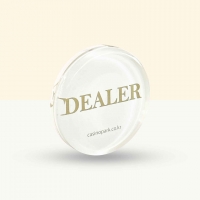 딜러버튼 화이트골드