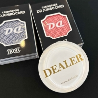 딜러버튼 화이트골드