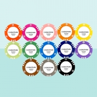 큰 삼선칩 주문제작 [고급 스티커]