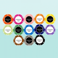 큰 삼선칩 주문제작 [고급 스티커]