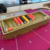 [전시상품] 금속 칩트레이 2단렉