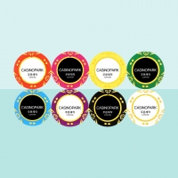 다이아칩 주문제작 [고급 스티커]