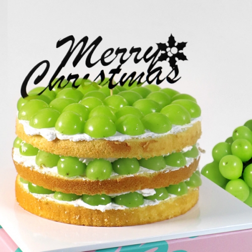 [DIY]크리스마스 눈 내리는 샤인머스켓 케이크 1세트