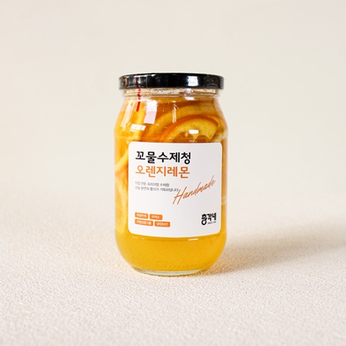 [총각네 only]고농축 오렌지레몬청 500ml 1세트/과일 수제청