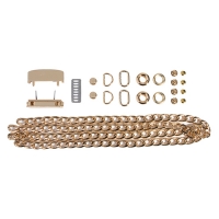 블럭 미니 숄더백 장식세트 - 골드