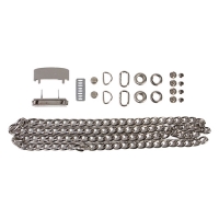 블럭 미니 숄더백 장식세트 - 니켈