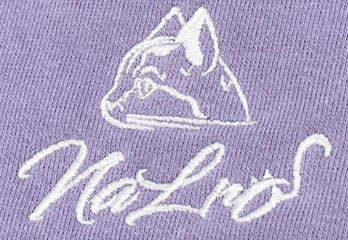 단체티셔츠원단에 컴퓨터자수, 티셔츠원단 컴퓨터자수 주문 제작한 실제사진