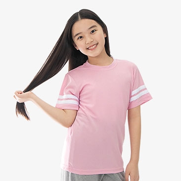 아동 기능성 소매2선 반팔