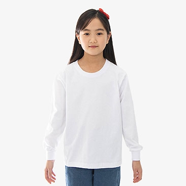 아동 로토 20수 면티 긴팔 (소매밴딩)