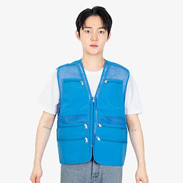 기획특가 왕망사 단체조끼