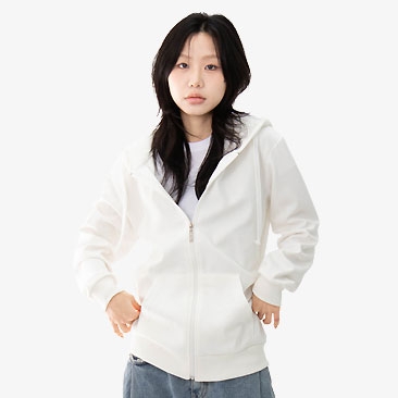 유니크 스타일 특양면 후드집업티 (납짝끈)