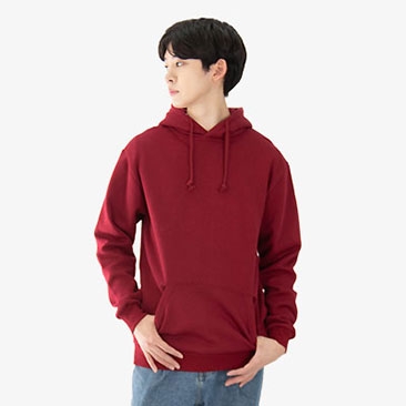 베이직 기모 후드티