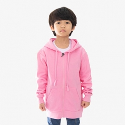 아동 베이직 특양면 후드집업