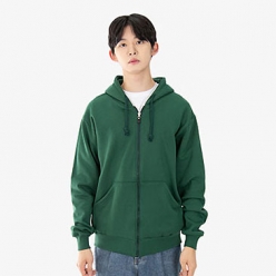 캐쥬얼 기모 집업후드