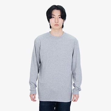 17수 베이직 라운드 면티 긴팔 (소매밴딩)