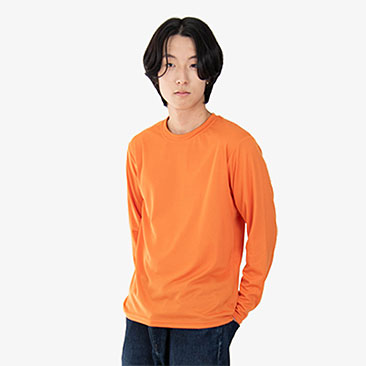 고급 쿨론라운드 긴팔