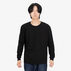 20수 코마 면티 긴팔 (소매밴딩)