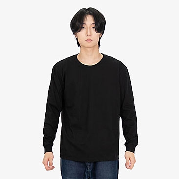 20수 코마 면티 긴팔 (소매밴딩)