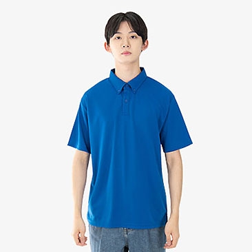 드라이 버튼다운 폴로셔츠 반팔