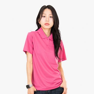 쿨론 소매삼봉 애리티 반팔