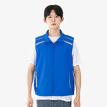 363 카라형 반사 망사조끼