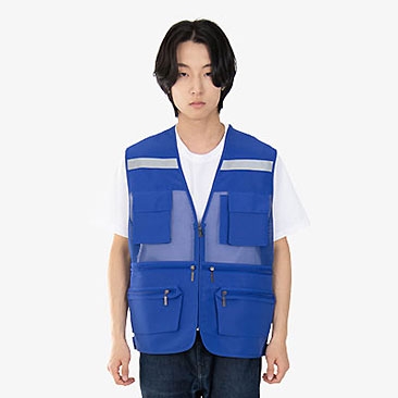 타스란 반사 망사 단체조끼