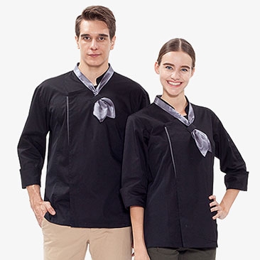 기능성 긴팔 엣지포인트 조리복