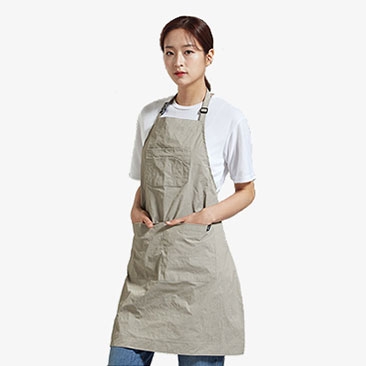 목걸이형 페더 에이프런 앞치마