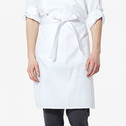 허리형 단색 앞치마(주머니없음)