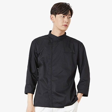하프 크로스넥 조리복(TC)