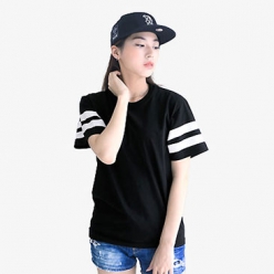 30수 소매 2선라인 면티 반팔