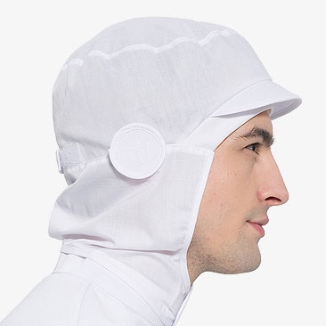 턱덮개 마스크걸이 위생모