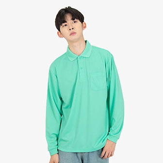 드라이 폴로셔츠 긴팔 (주머니)