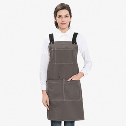 옥스포드 H형 단색 앞치마