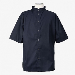 반팔 스탠딩 카라 베이직 조리복