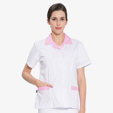 TC45수 여성용 쿨스판 위생복 셔츠 반팔