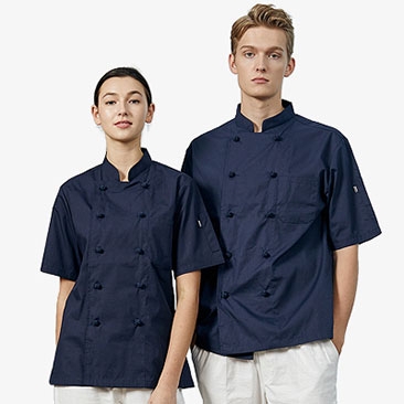 반팔 베이직 조리복