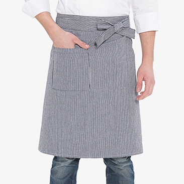 허리형 줄무늬 앞치마