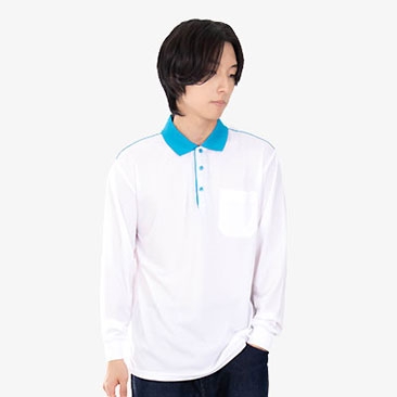 에어로쿨 PKG 배색 폴로티 긴팔