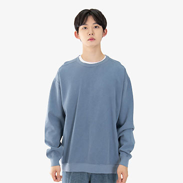 기모 빈티지 맨투맨 USA Fit