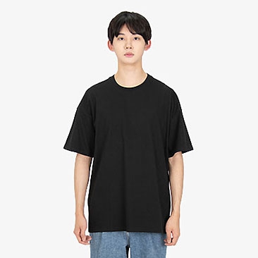 시그니처 16수 오버핏 면티 반팔