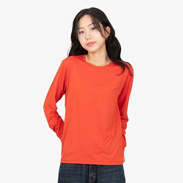 스판덱스 라운드 긴팔