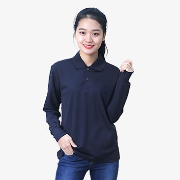 패턴테잎배색 쿨론카라티 긴팔