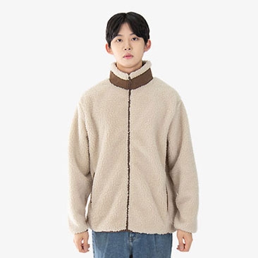 양털 후리스 재킷