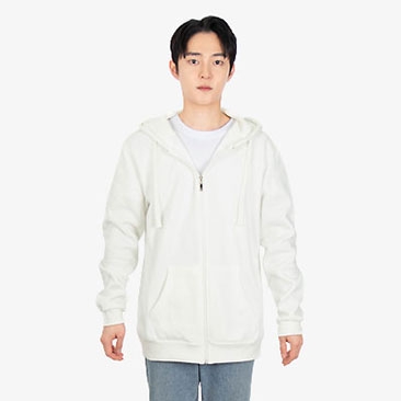 유니크 스타일 기모 후드집업티(납짝끈)