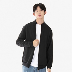 기모 오픈 집업