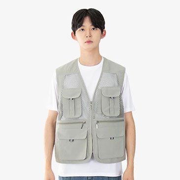 고급망사 단체조끼