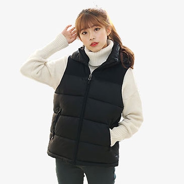 톤앤톤 겨울용 패딩 단체조끼